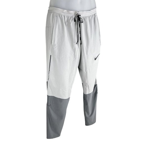 Nike Men L Dri-Fit Swift Slim Fit Reflective Jogger Pants Gray Gorpcore Athletic - Picture 3 of 16